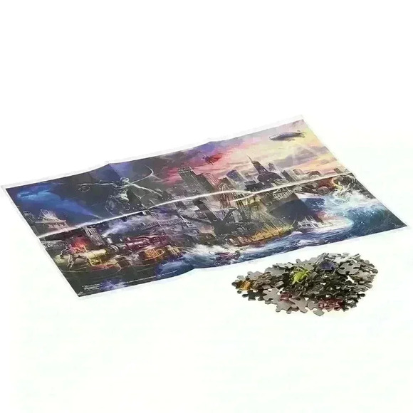 Sealed BNIB Ceaco Thomas Kinkade DC Comics Justice League 1000 Pce Jigsaw Puzzle - Picture 7 of 11